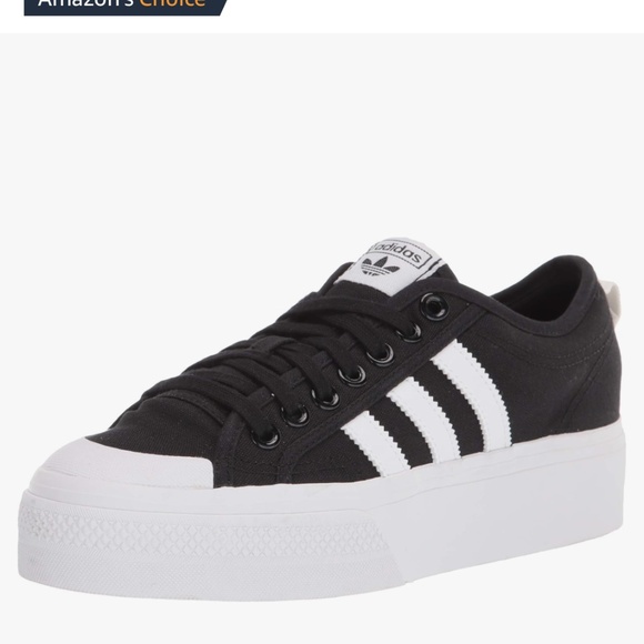 Adidas Black Nizza platform sneaker - Picture 1 of 4